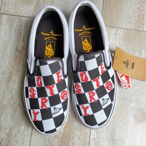 VANS X Vivienne Westwood check classic slip on - Picture 9 of 11